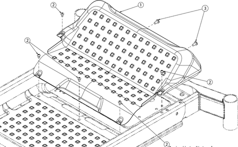 Floorboard Diagram and Parts List for RZT-L42KH (17CRCACS009)(2017) Cub Cadet Lawn Tractor
